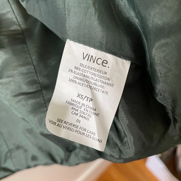 Vince Green Asymmetrical Motorcycle Jacket Size XS - Picture 8 of 11